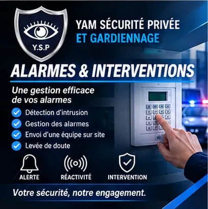 Visuel YSP : Alarmes & interventions